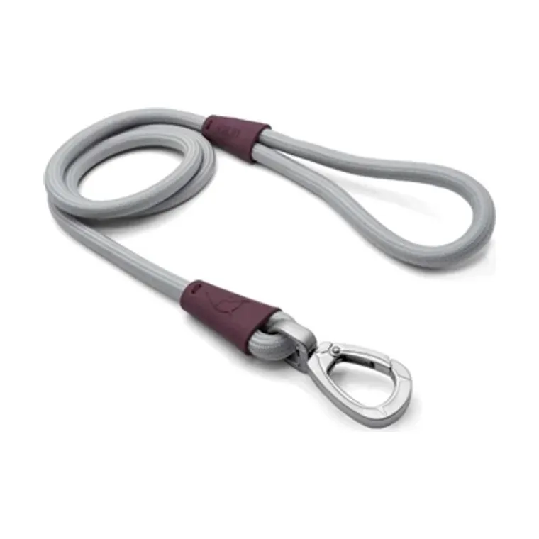 Morso hondenriem Soft Rope gerecycled, grijs, 120 x 1 cm