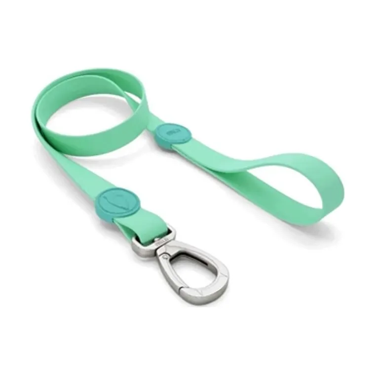 Morso hondenriem waterdicht gerecycled Carribean Green, groen, 100 x 2,5 cm