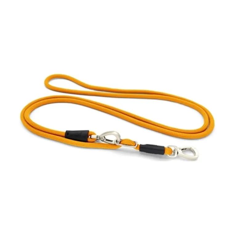 Morso hondenriem handsfree Regular Rope gerecycled, goud, 260 x 1 cm