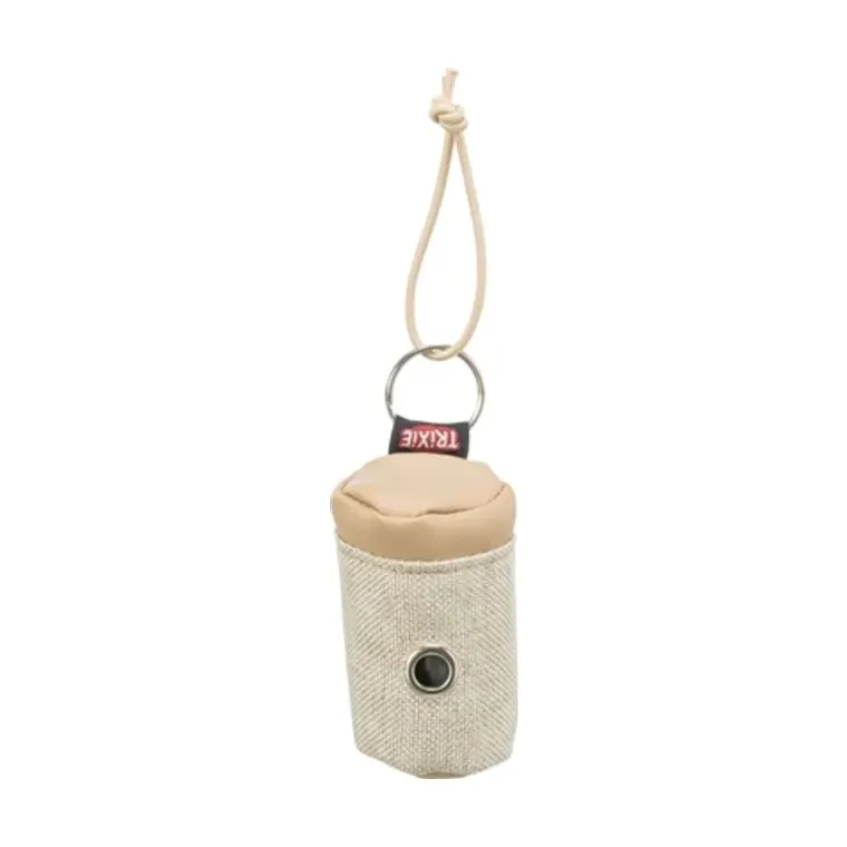 Trixie Poop Bag Holder Canvas/kleer + 20 Bags