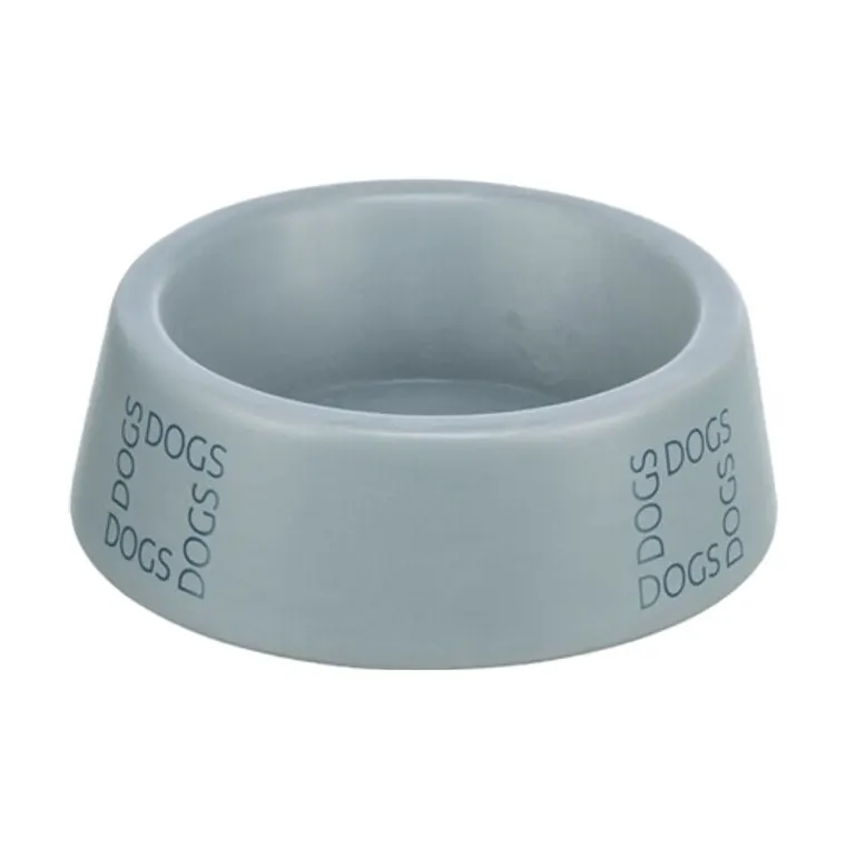 Trixie Food Bowl Dogs Ceramic grey, 400ML 16 cm
