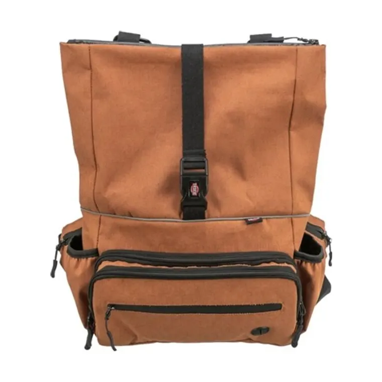 Trixie Rolltop rugtas met heuptas met riem, roest, 55 x 130 cm