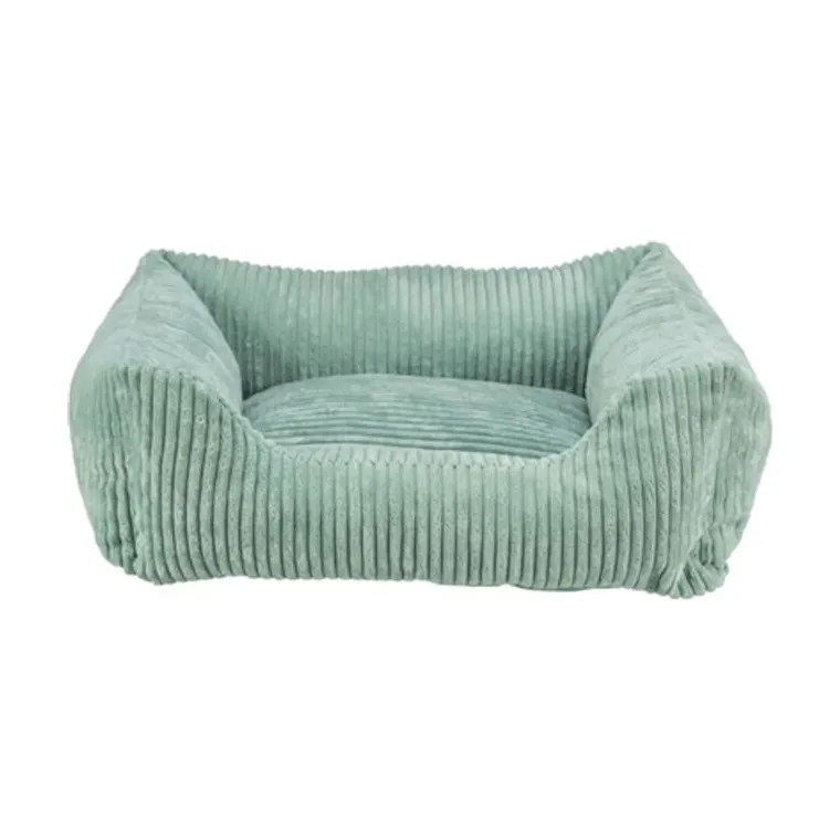 Trixie hondenmand Vital Jonna ribfluweel, saliegroen, 80 x 60 cm