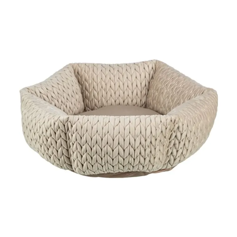 Trixie hondenmand Livia rond, zand, 50 x 50 cm