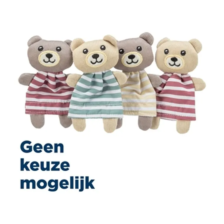 Trixie beer stof met kattenkruid, 12 cm