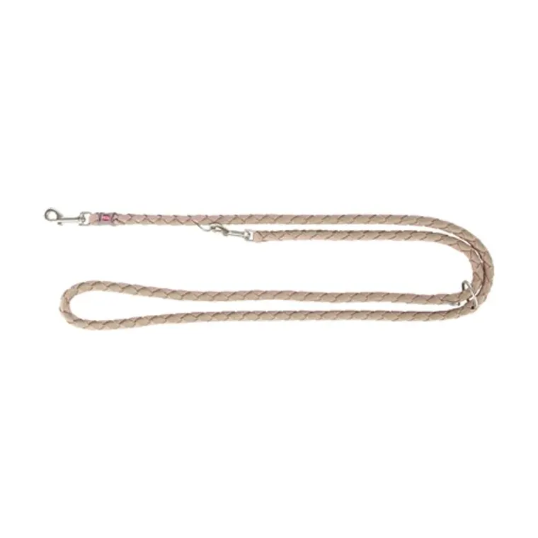 Trixie hondenriem Cavo verstelbaar, Blush/zand, 200 x 1,2 cm