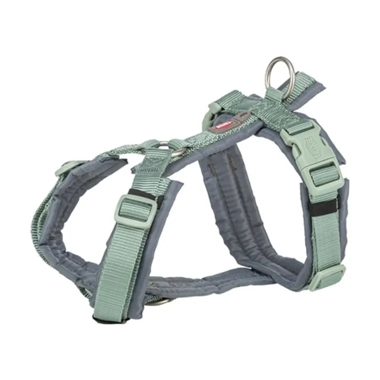 Trixie hondentuig Premium trekking, salie groen/grafiet grijs, 44-53 x 2 cm
