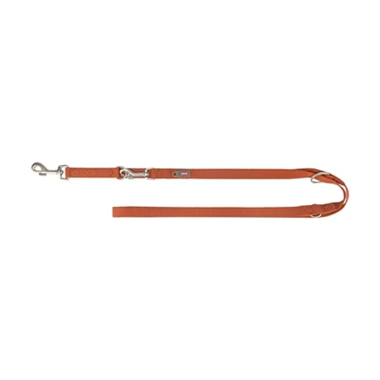 Trixie hondenriem Premium verstelbaar, roest bruin, 200 x 2 cm