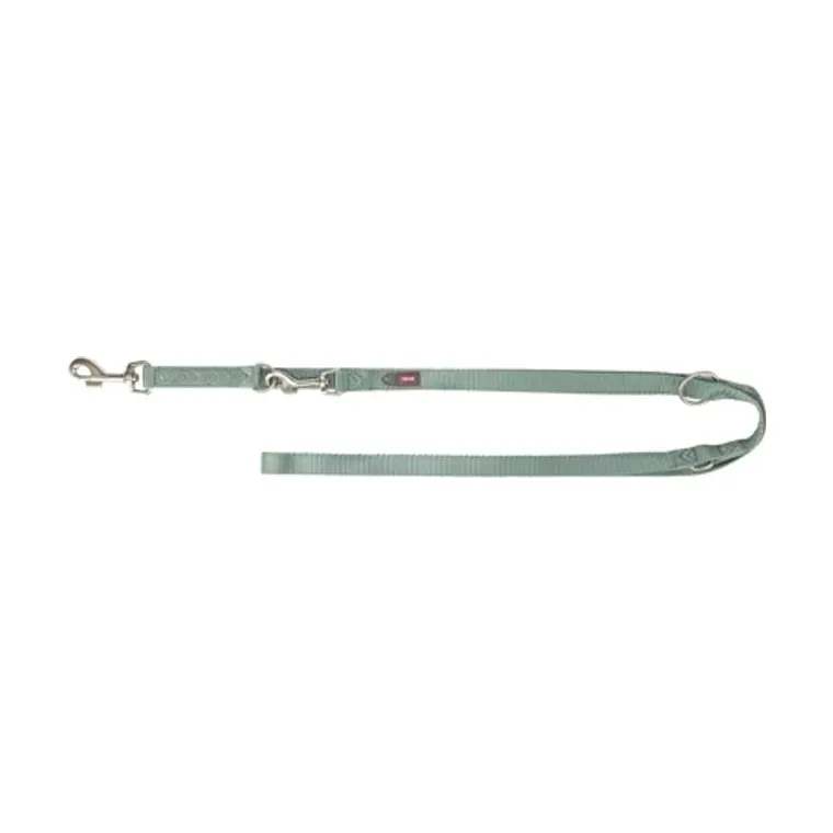 Trixie hondenriem Premium verstelbaar, salie groen, 200 x 1 cm