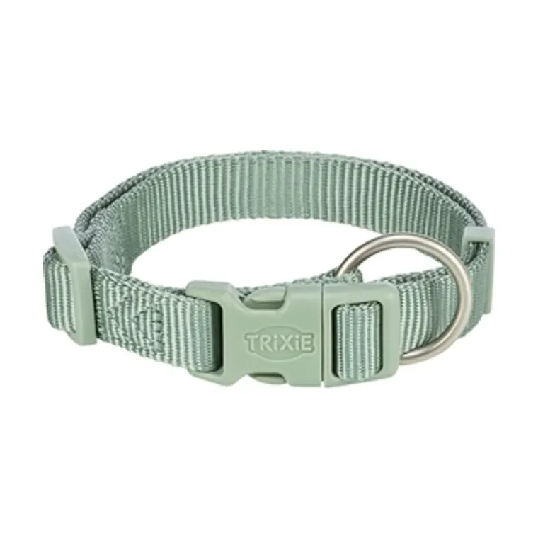 Trixie hondenhalsband Premium, salie groen, 25-40 x 1 cm