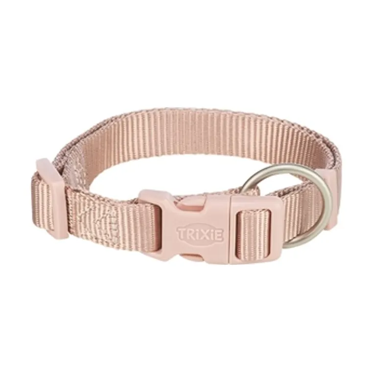 Trixie hondenhalsband Premium, Blush roze, 22-35 x 1 cm