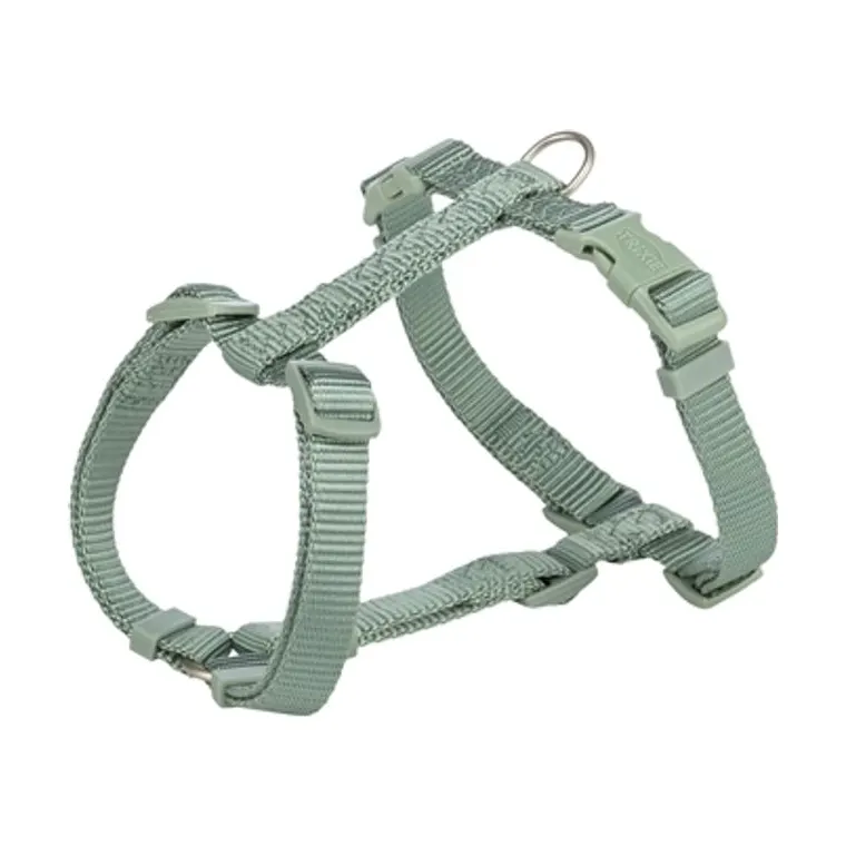 Trixie hondentuig Premium H-tuig, salie groen, 42-60 x 1,5 cm