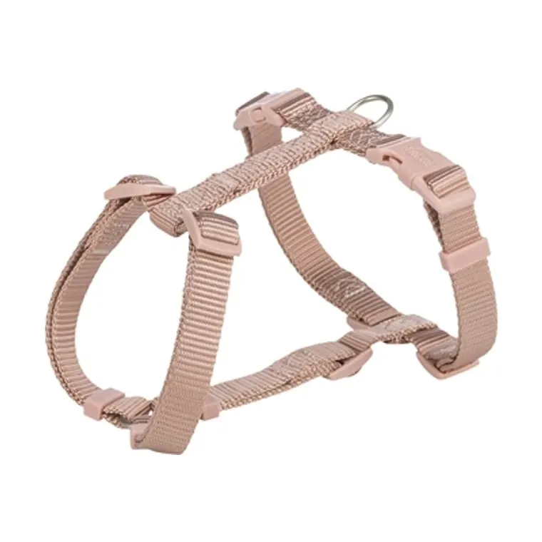 Trixie hondentuig Premium H-tuig, Blush roze, 52-75 x 2 cm