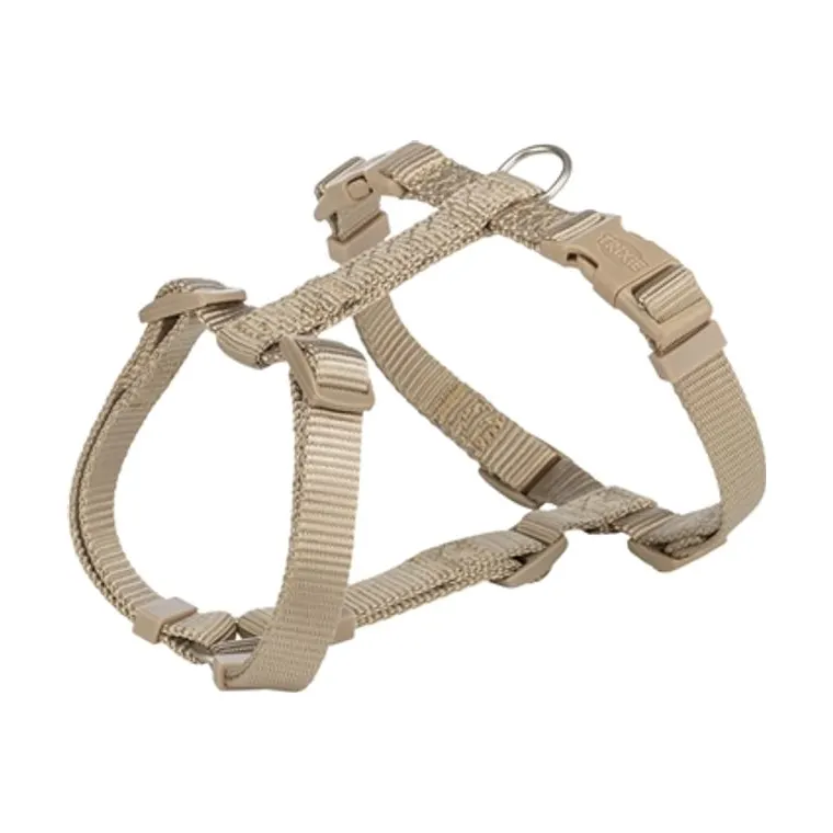 Trixie hondentuig Premium H-tuig, zand taupe, 60-87 x 2,5 cm