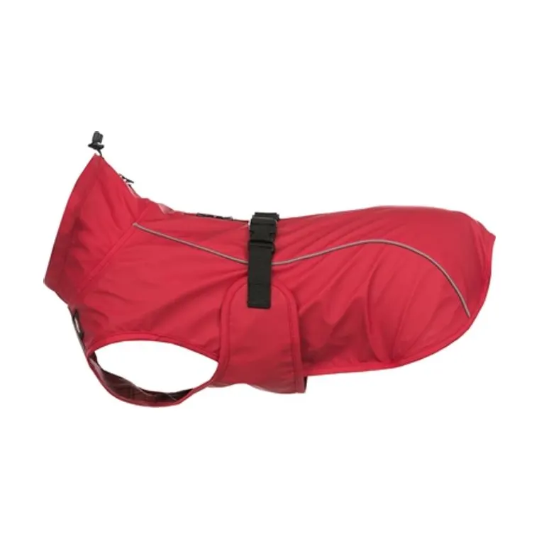 Trixie regenjas Vimy, rood, 62 cm