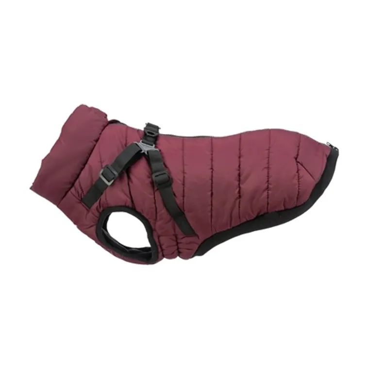 Trixie hondenjas Pirou met tuig, Sangria, 36 cm