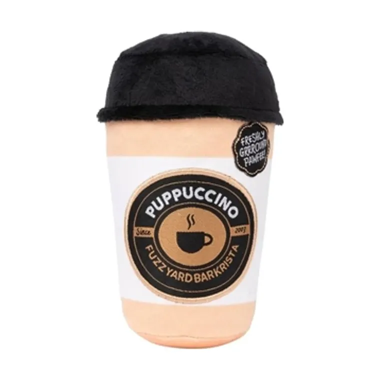 FuzzYard Barkrista Puppuccino pluche, 8 x 8 x 15 cm