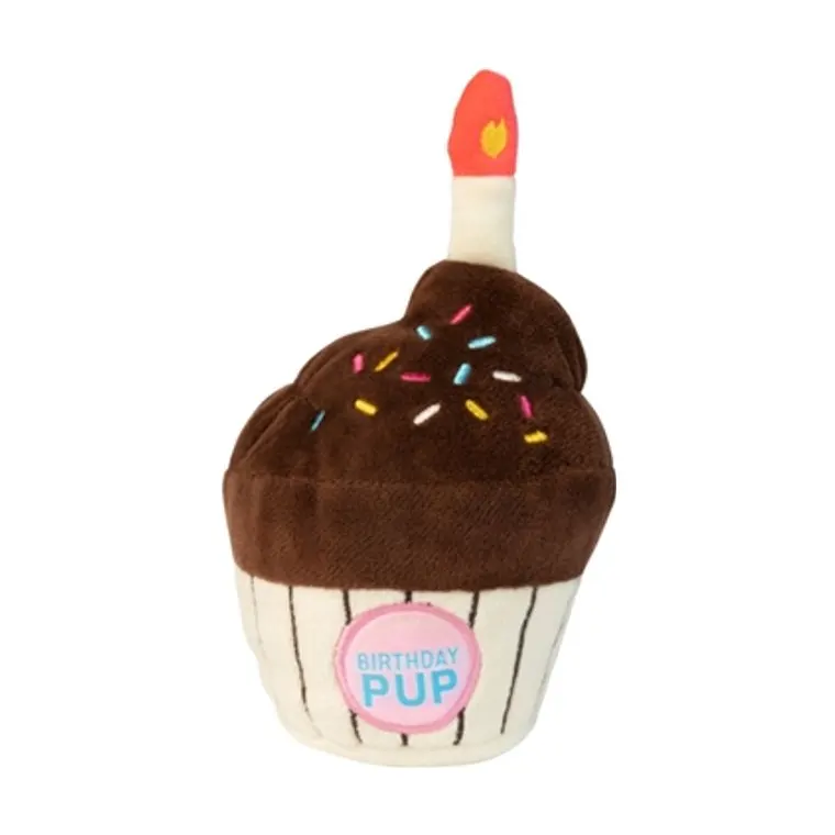 FuzzYard Birthday cupcake pluche, 13 x 13 x 20 cm
