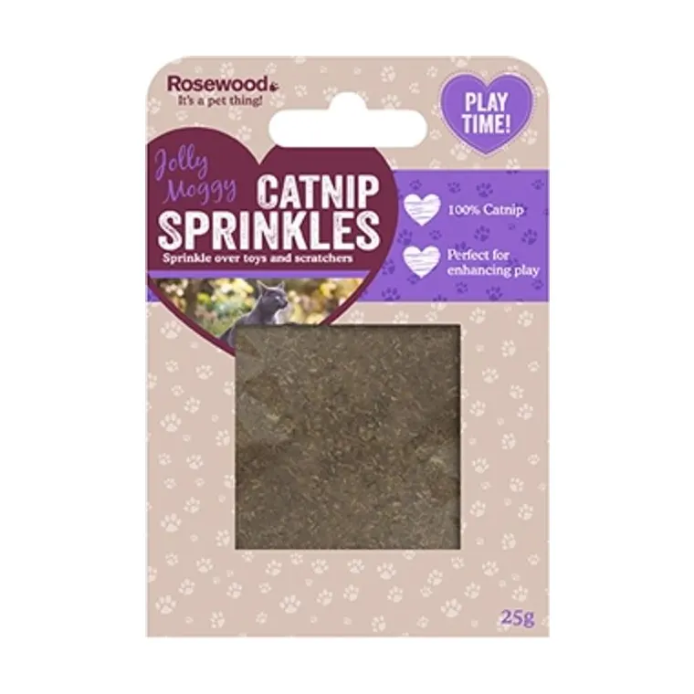 Rosewood Jolly Moggy kattenkruid Sprinkles, 25 g