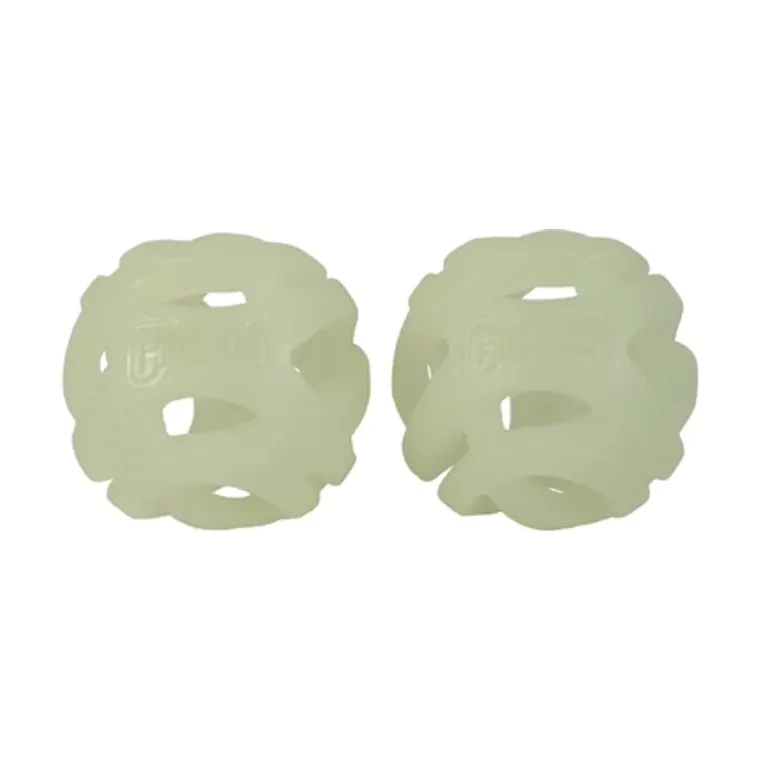 Chuckit Max Glow Air Fetch bal, S 5 cm 2-pack