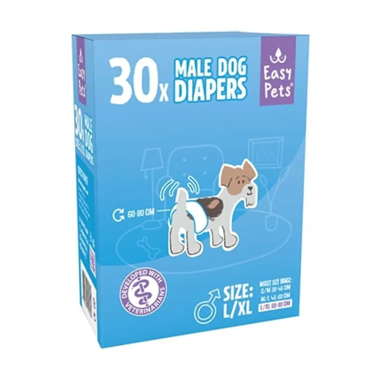 EasyPets hondenluiers reu, L/XL 30-pack