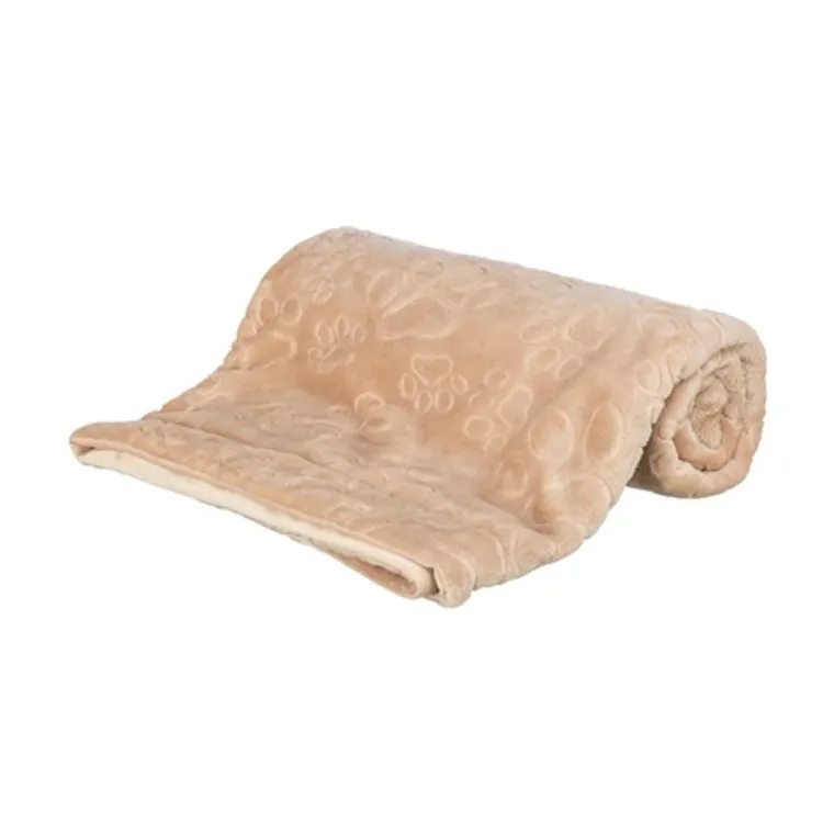 Trixie hondendeken Barry zachte pluche, beige, 150 x 100 cm