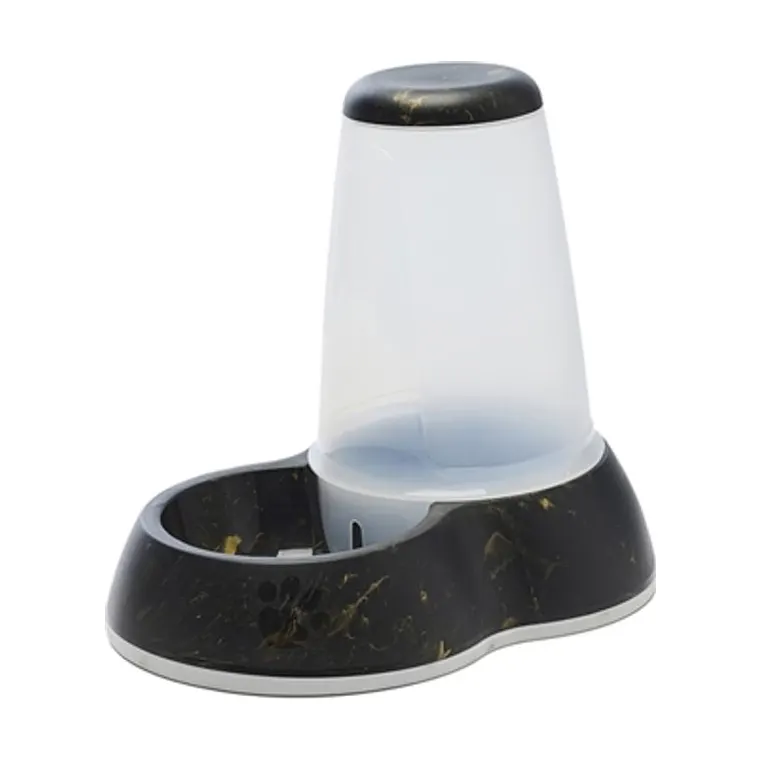 Savic drinkbak Loop Marble, zwart/goud, 32,5 x 22 x 29 cm 3 l