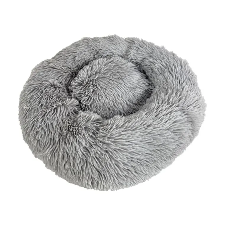 Sazzz hondenmand Fluffy, lichtgrijs, 52 x 52 x 13 cm