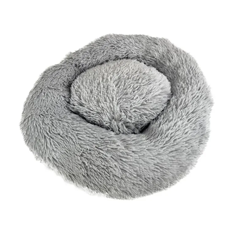 Sazzz hondenmand Fluffy, lichtgrijs, 65 x 65 x 15 cm