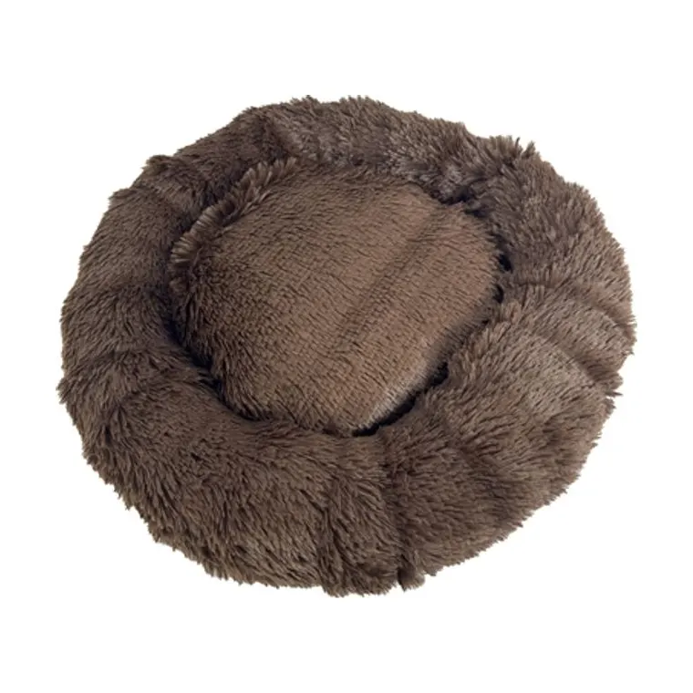 Sazzz hondenmand Fluffy, bruin, 65 x 65 x 15 cm