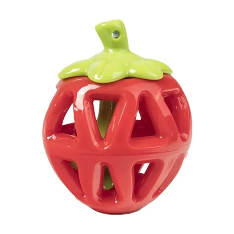 Fofos Fruity-Bites snackdispenser aardbei, 11 x 9 x 7 cm