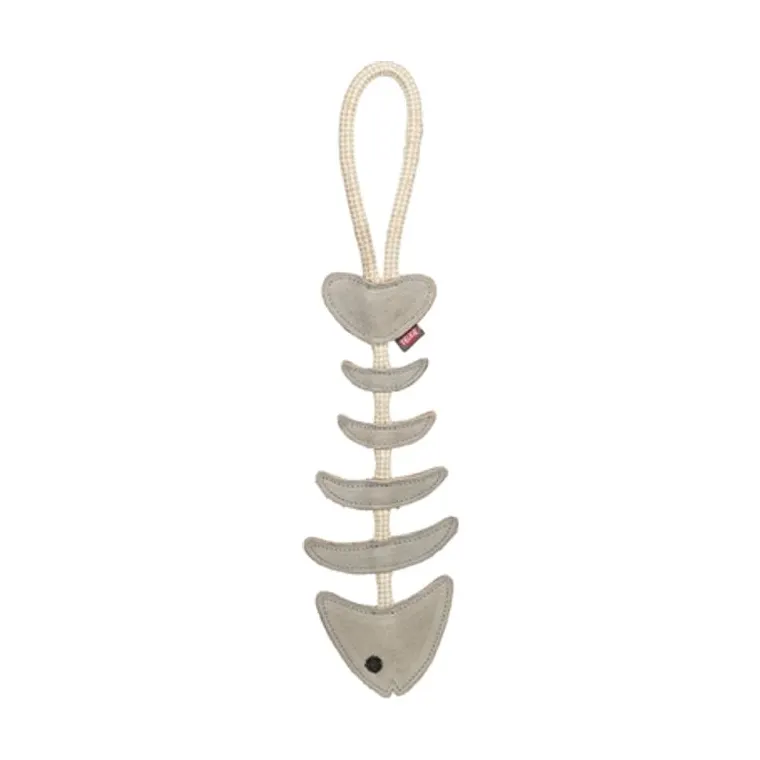 Trixie visgraat leer met touw, 43 cm