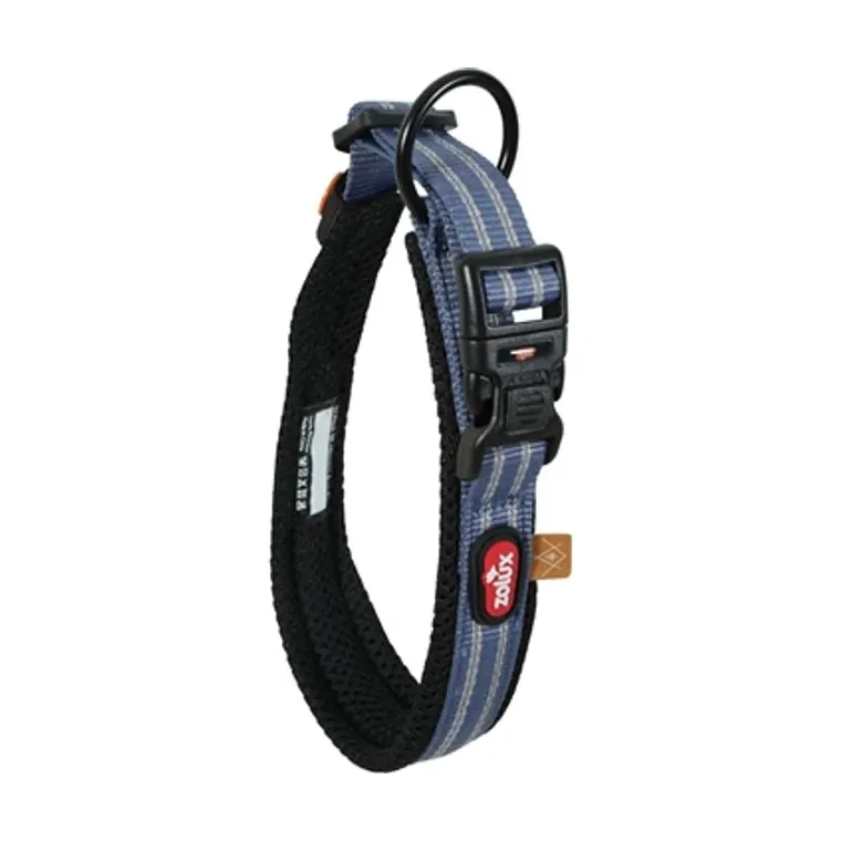 Zolux BVK hondenhalsband, blauw, S 25-35 cm x 3,5 cm