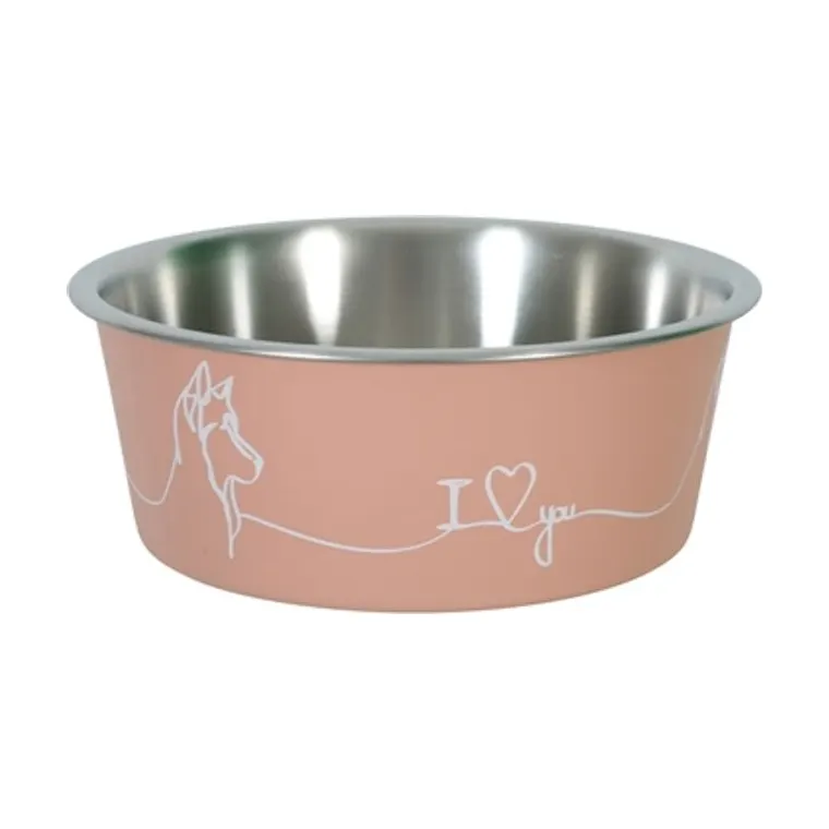 Zolux Love voerbak hond, roze, 15 CM750 ml