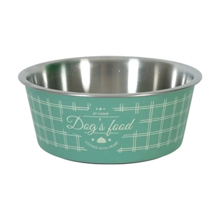 Zolux voer voerbak hond, groen, 17,8 cm 1,2 l