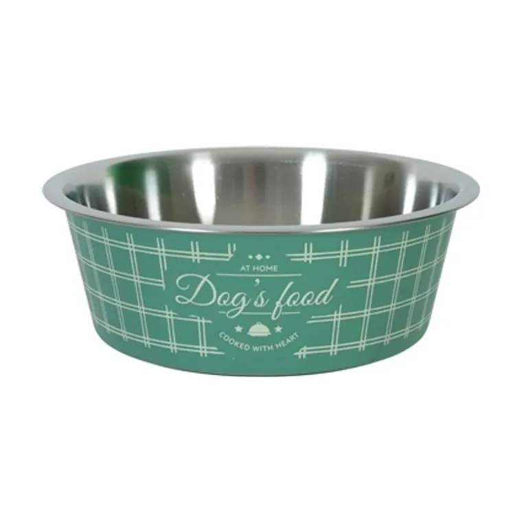Zolux voer voerbak hond, groen, 20,6 cm 1,7 l
