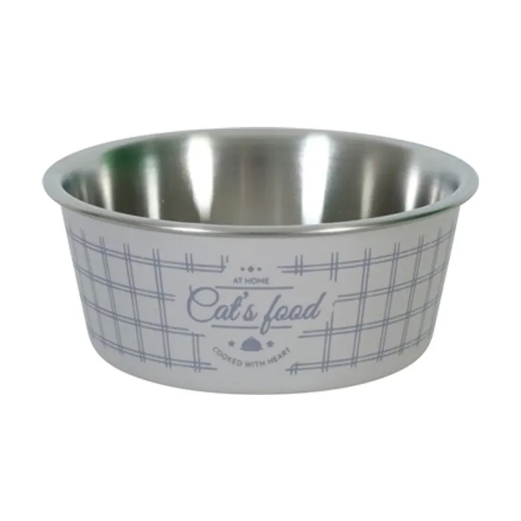 Zolux voer voerbak kat, roze, 12,5 cm 400 ml