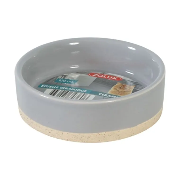 Zolux Olaria Food Bowl grey, 10 cm 100ML