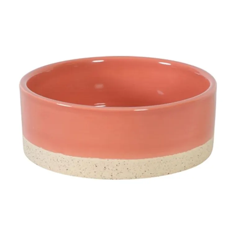 Zolux Olaria voerbak keramiek, terracotta, 14 cm 450 ml