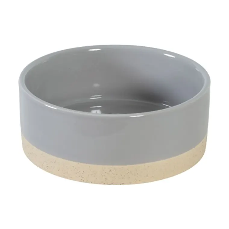 Zolux Olaria voerbak keramiek, grijs, 17 cm 1 l