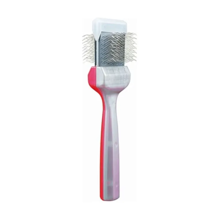 ActiVet borstel Undercoater mat Zapper rood/jas Grabber, zilver