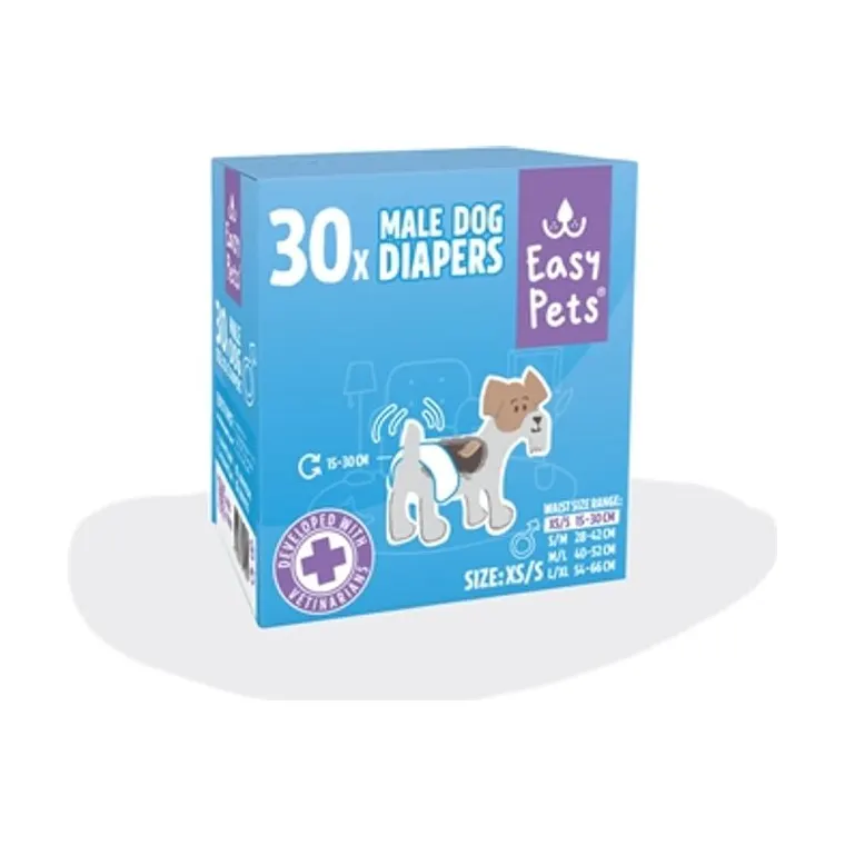 EasyPets hondenluiers reu, XS/S 30-pack