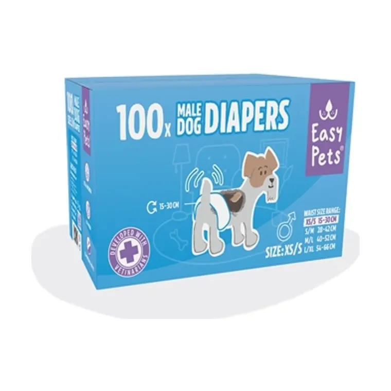 EasyPets hondenluiers reu, XS/S 100-pack
