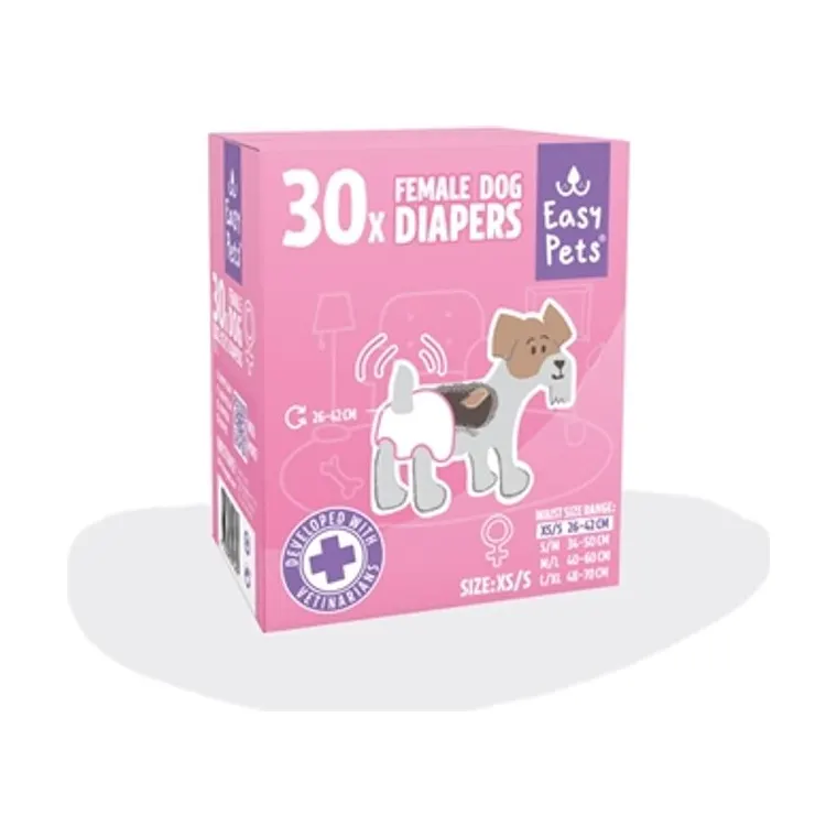 EasyPets hondenluiers teef, XS/S 30-pack