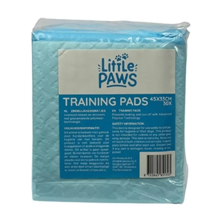 EasyPets Little Paws trainingpads, 33 x 45 cm 30-pack