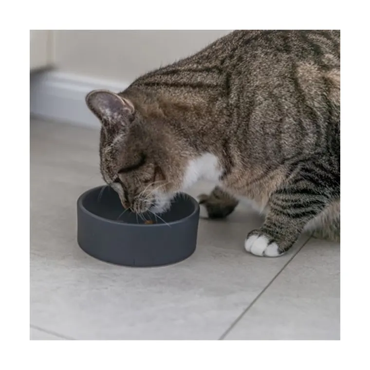 Trixie voerbak kat keramiek, assorti, 12 cm 150 ml