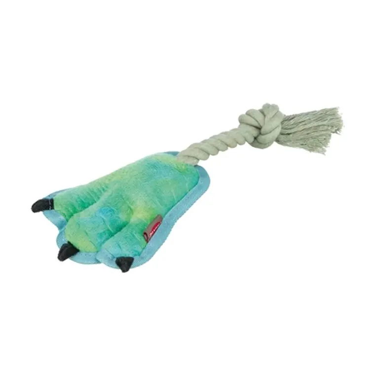 Trixie Paw + rope green, 22 cm