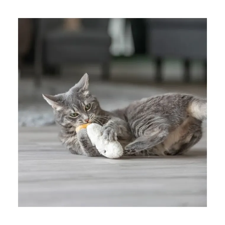 Trixie Sleepy Face met kattenkruid pluche, assorti, 17 cm
