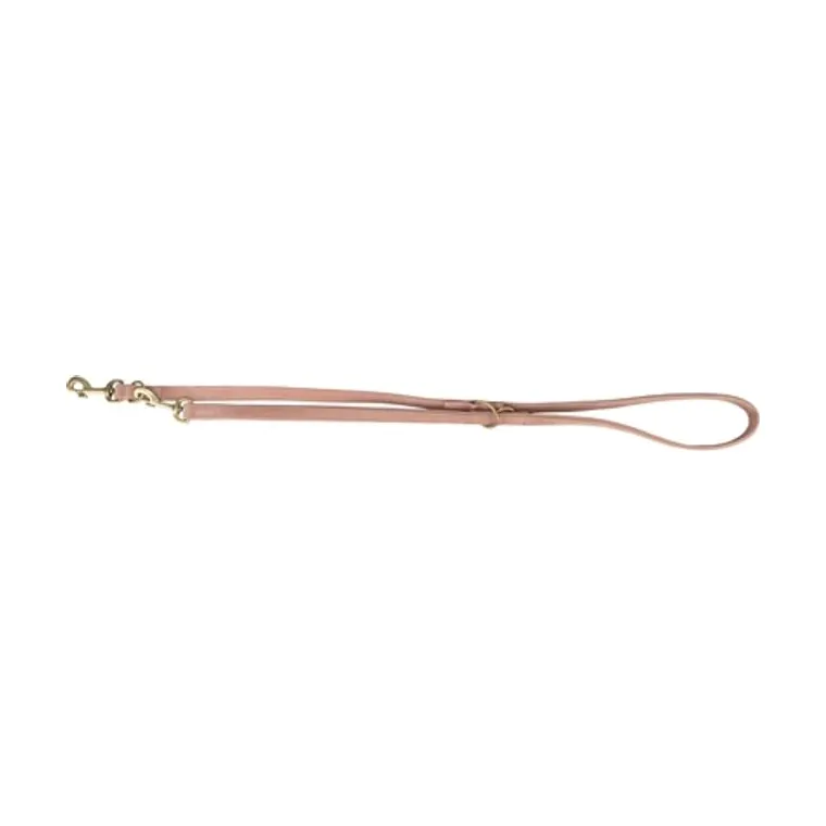 Trixie hondenriem Pure verstelbaar leer, roze, S-M 200 x 1,5 cm