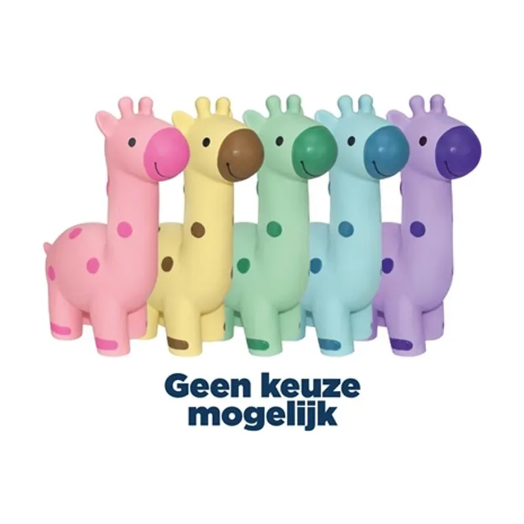 Multipet giraffe latex, assorti, 14,5 cm